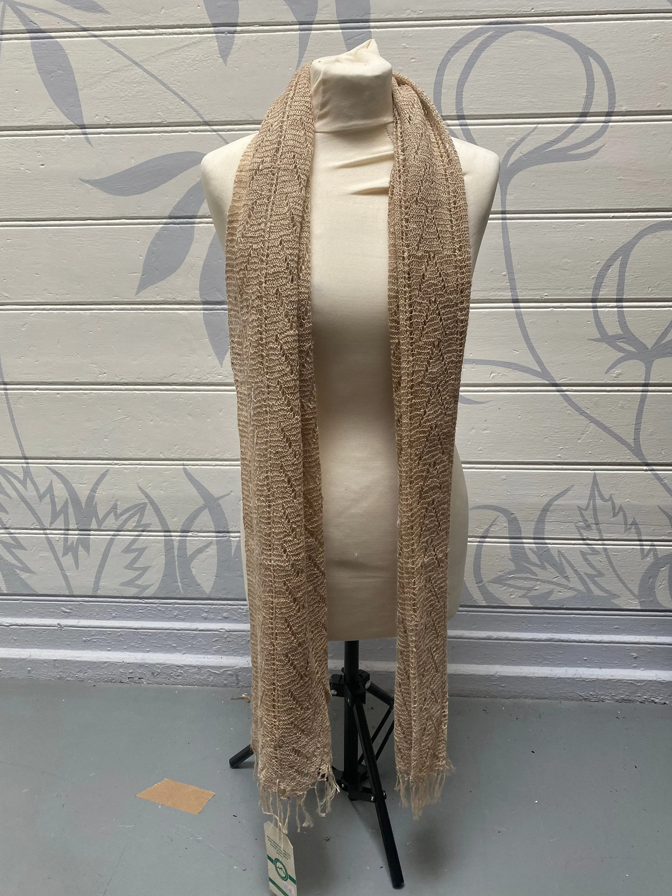 100% Nettle Handwoven Scarf // Alloo Himalayan Scarf