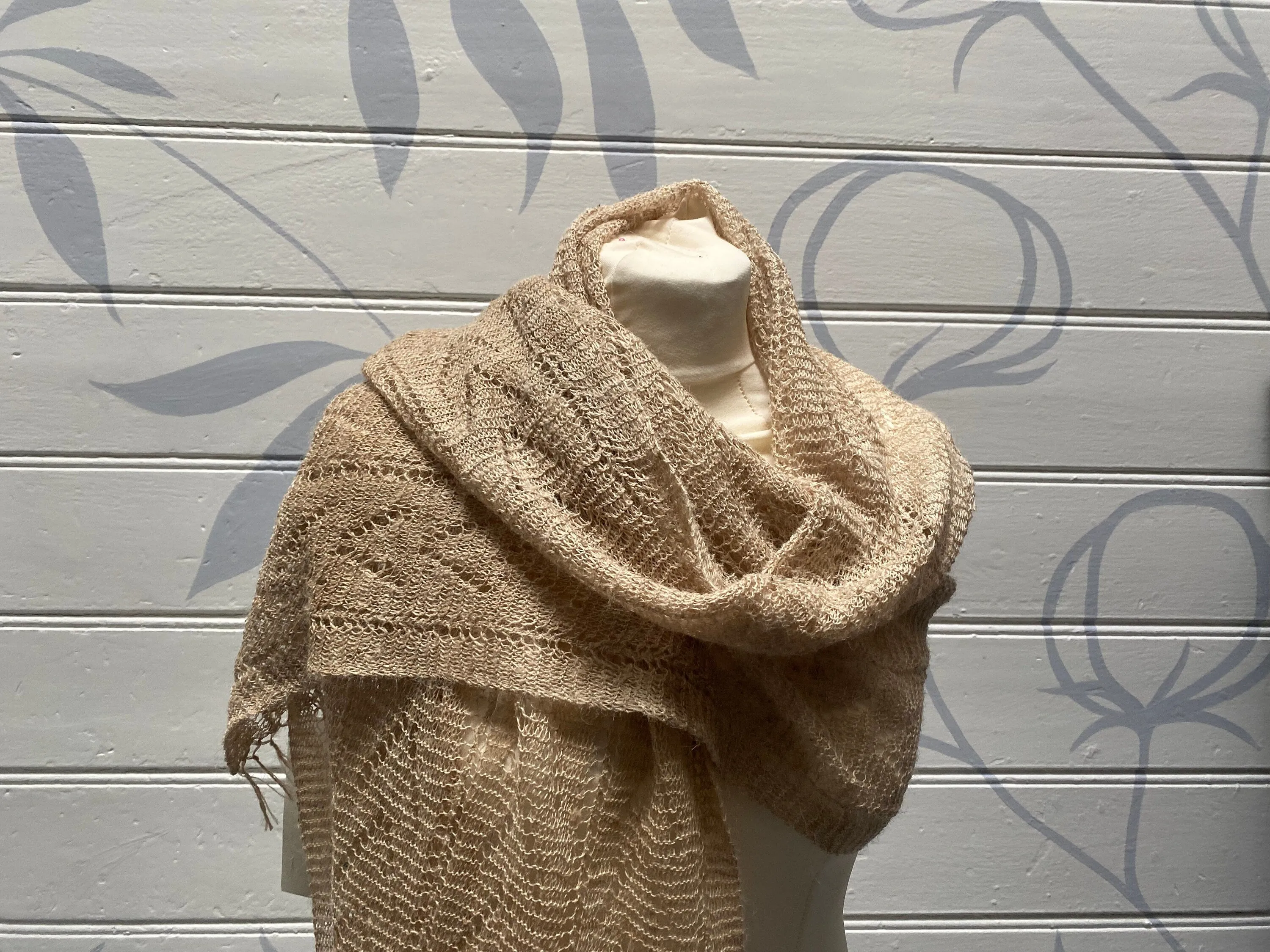 100% Nettle Handwoven Scarf // Alloo Himalayan Scarf
