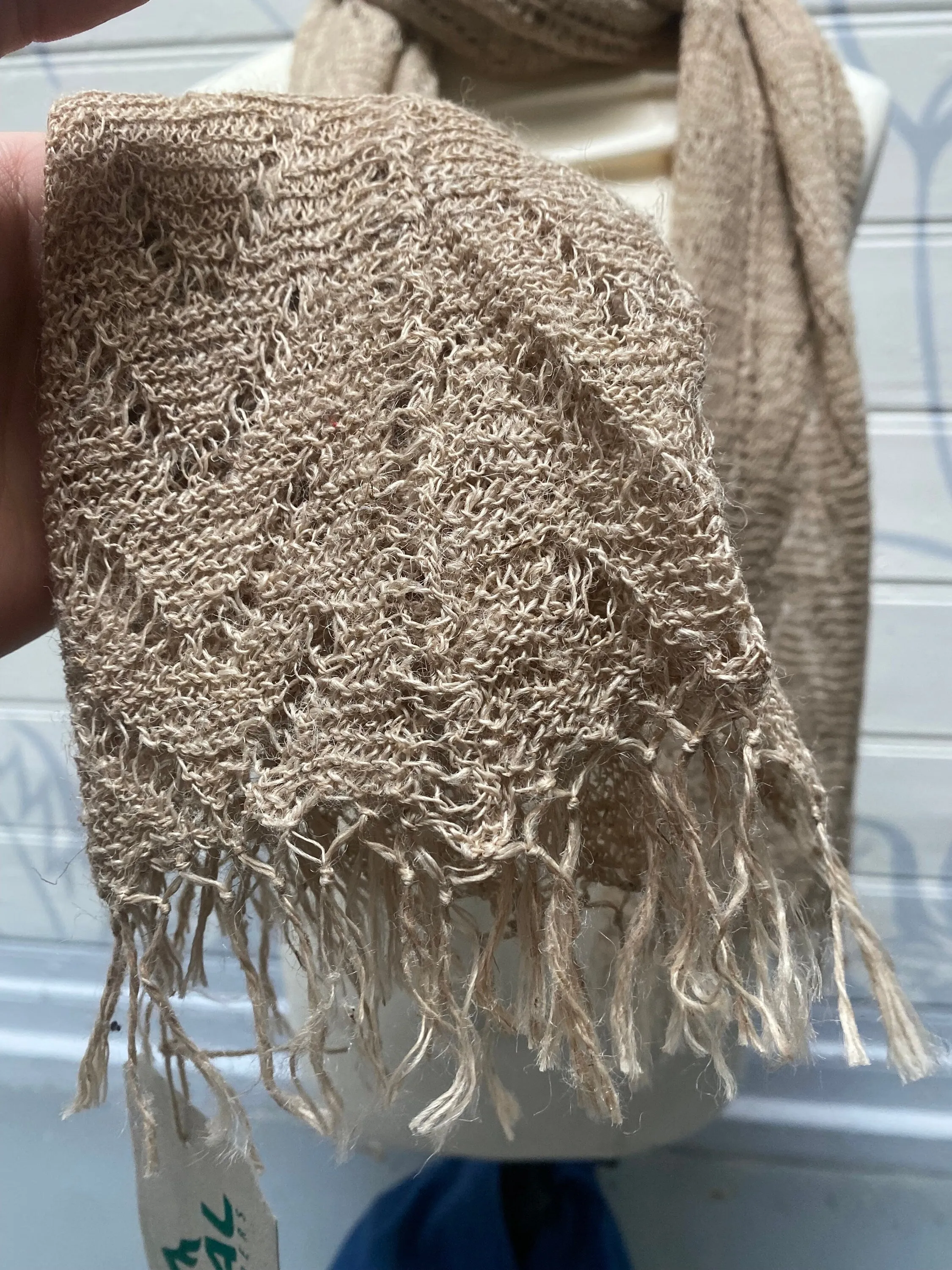 100% Nettle Handwoven Scarf // Alloo Himalayan Scarf