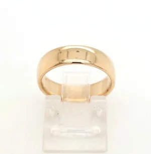 14KY "Diamond Jim" Wedding Band 5mm Size:7