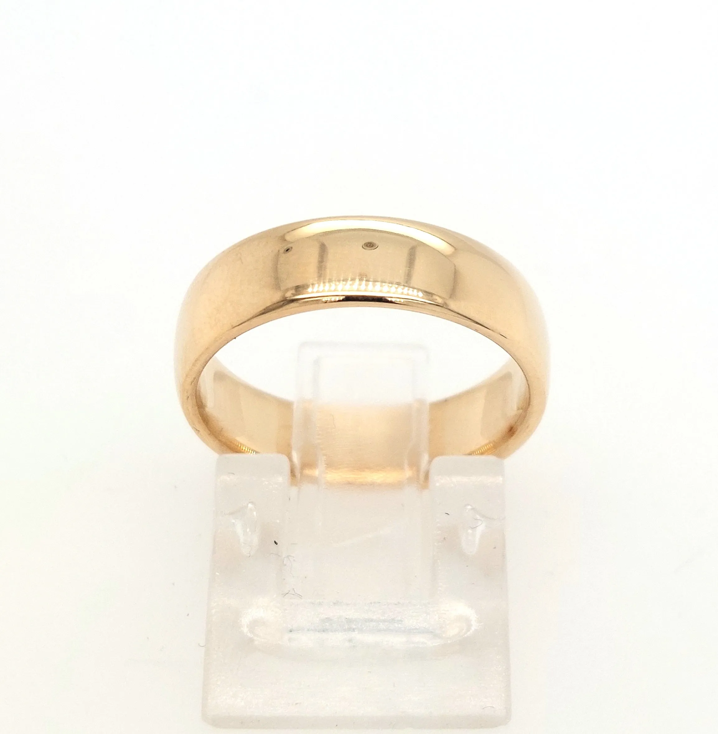 14KY "Diamond Jim" Wedding Band 5mm Size:7