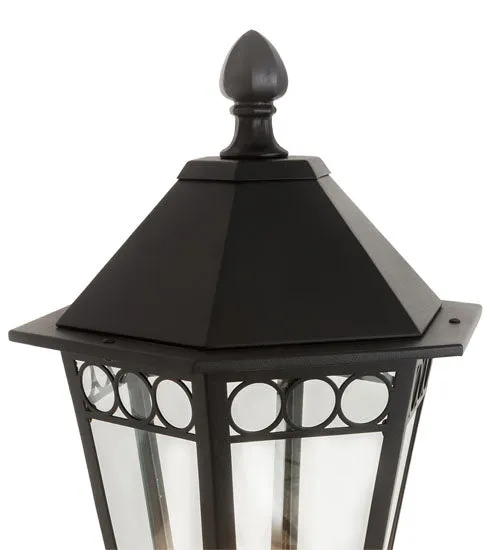 14"W Yorkshire Lantern Victorian Post Mount