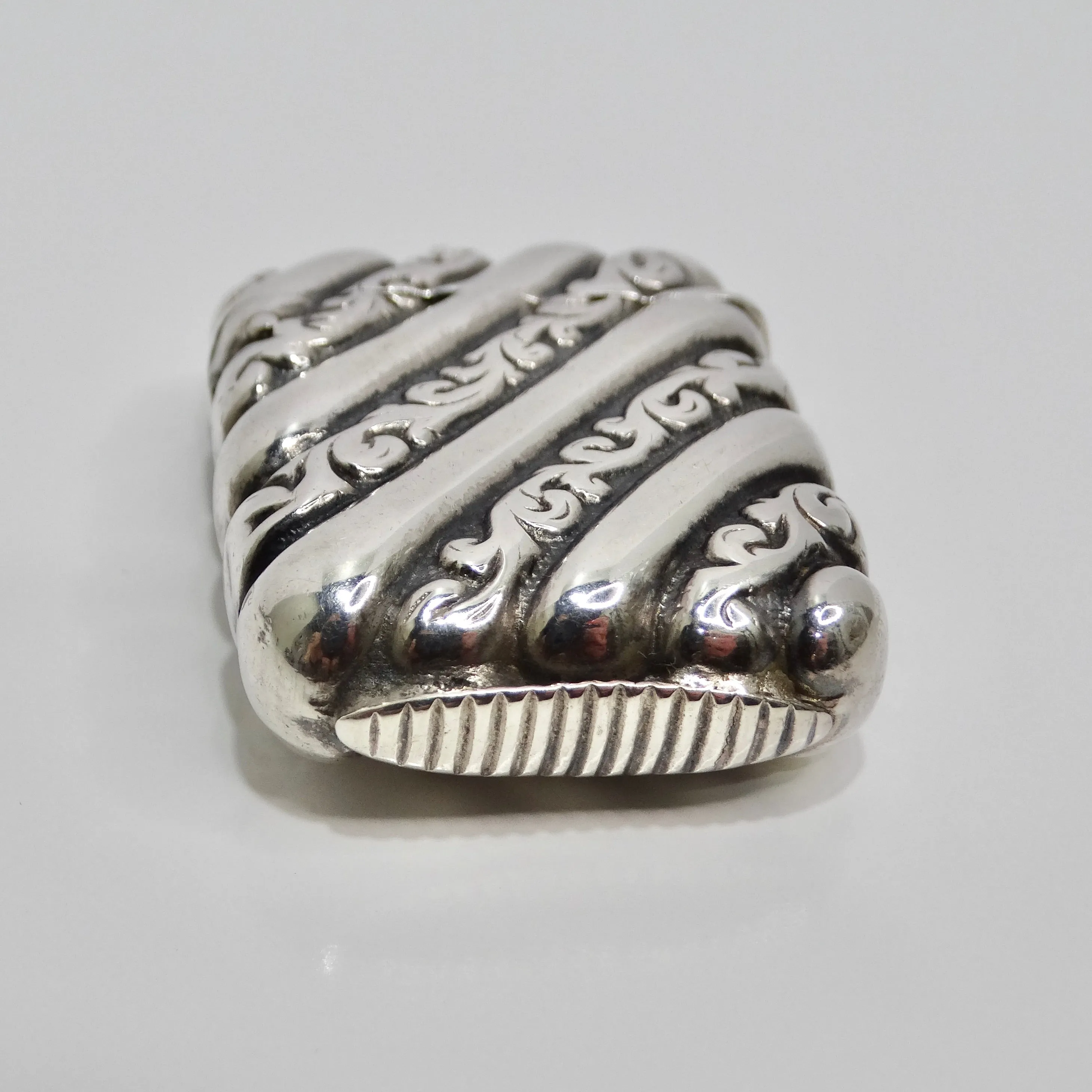 1950 Sterling Silver Matchbox Pendent