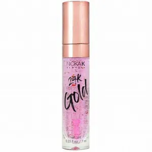 24k Gold Lip Gloss. Pink