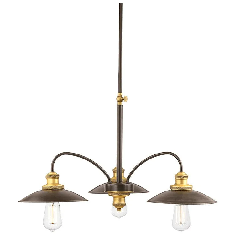 Archives Three-Light Chandelier