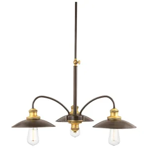 Archives Three-Light Chandelier