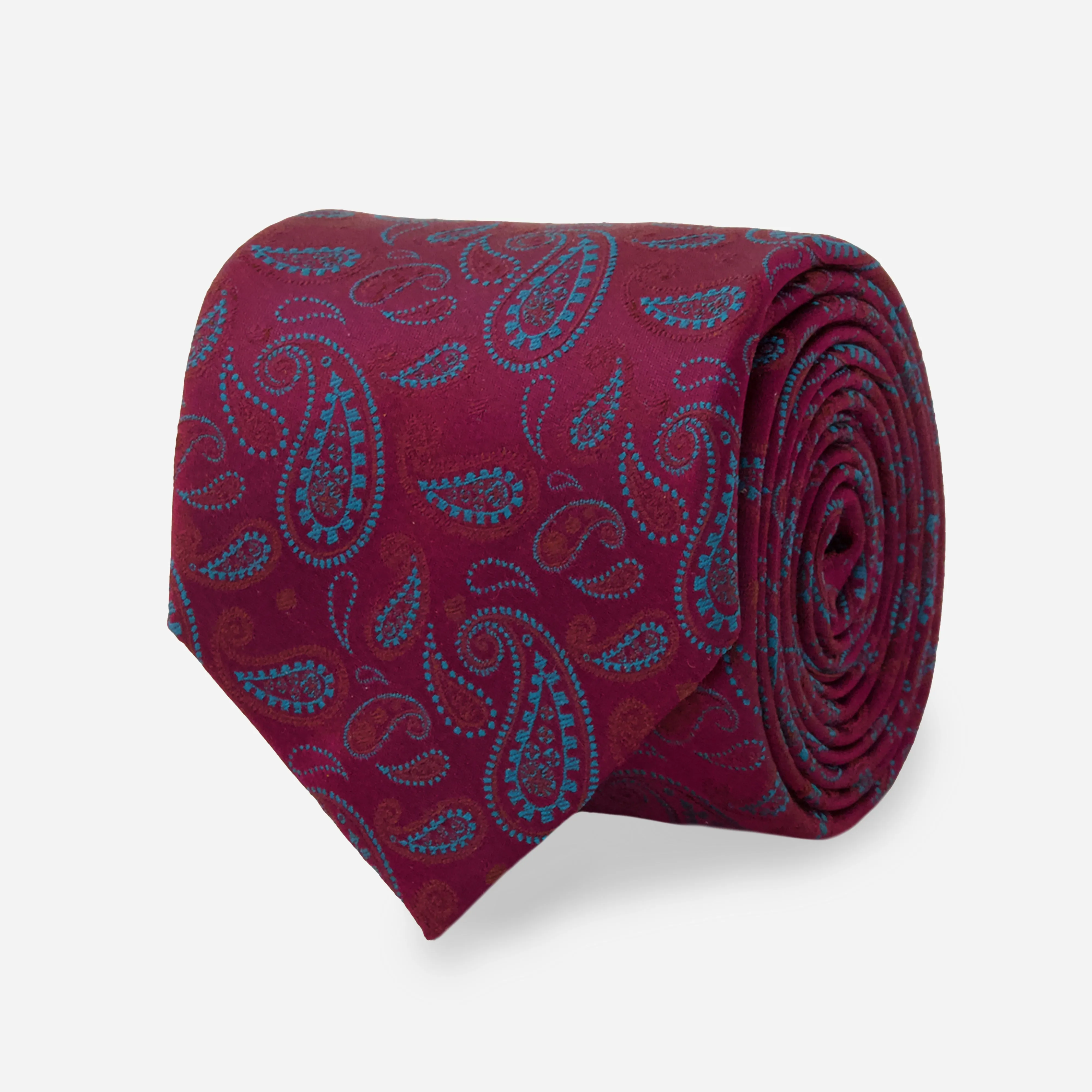 Armitage Paisley Burgundy Tie