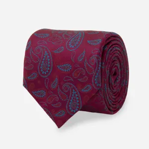 Armitage Paisley Burgundy Tie