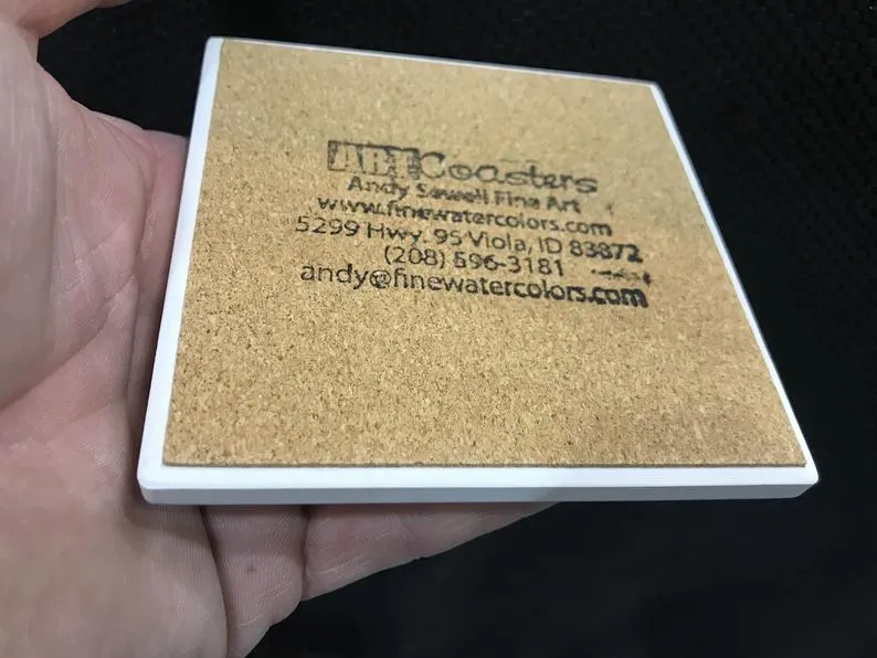 ASC355 “Chevy in the Snow“ ceramic coaster