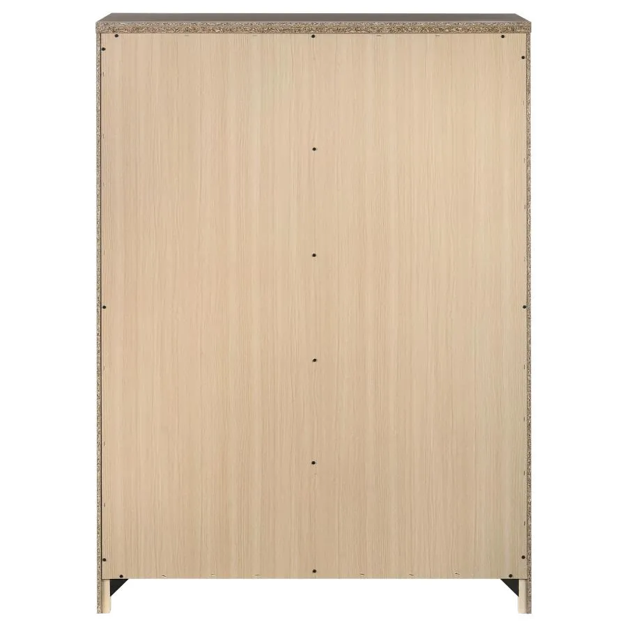 Baker 5-drawer Chest Brown and Light Taupe