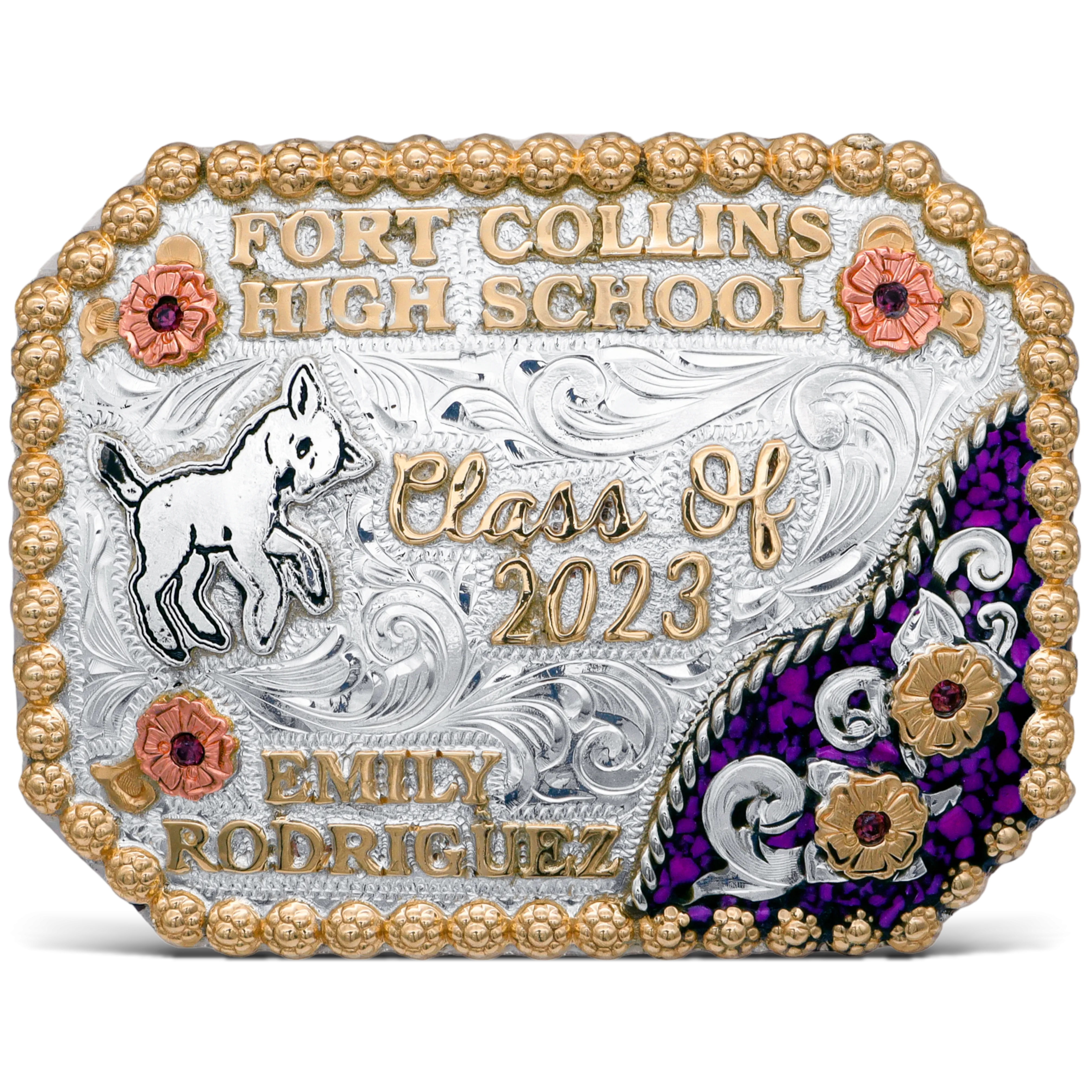 Brilliance Beyond Measure Custom Buckle