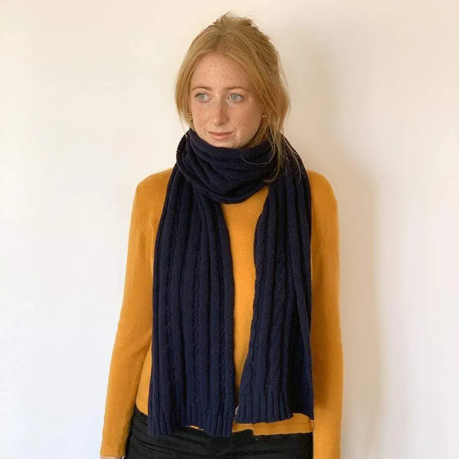 Cashmere Jura Scarf | Notte