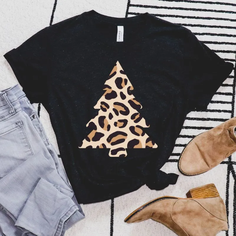 Cheetah Print Christmas Tree PNG Digital Download