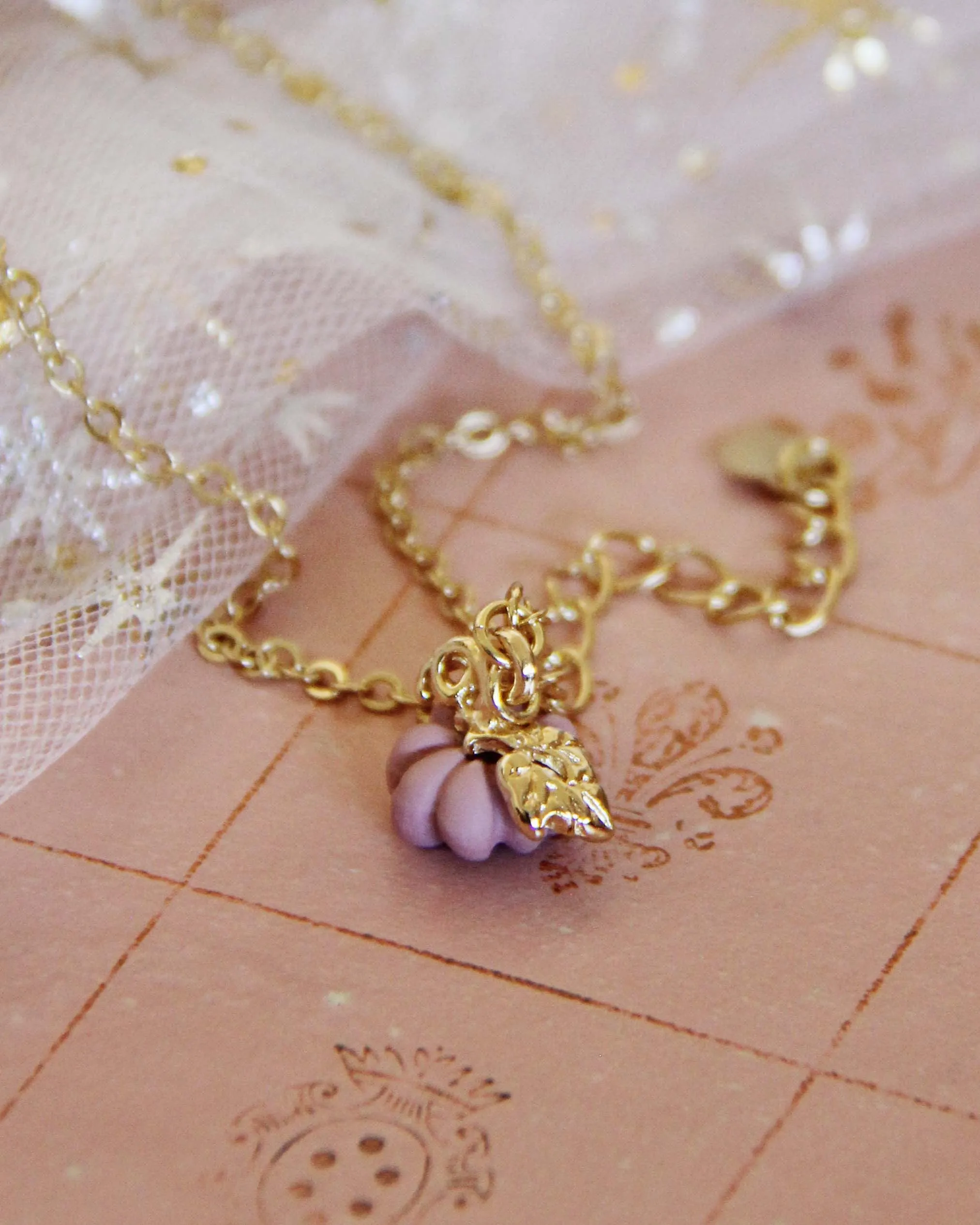 Cinderella Necklace in Pink