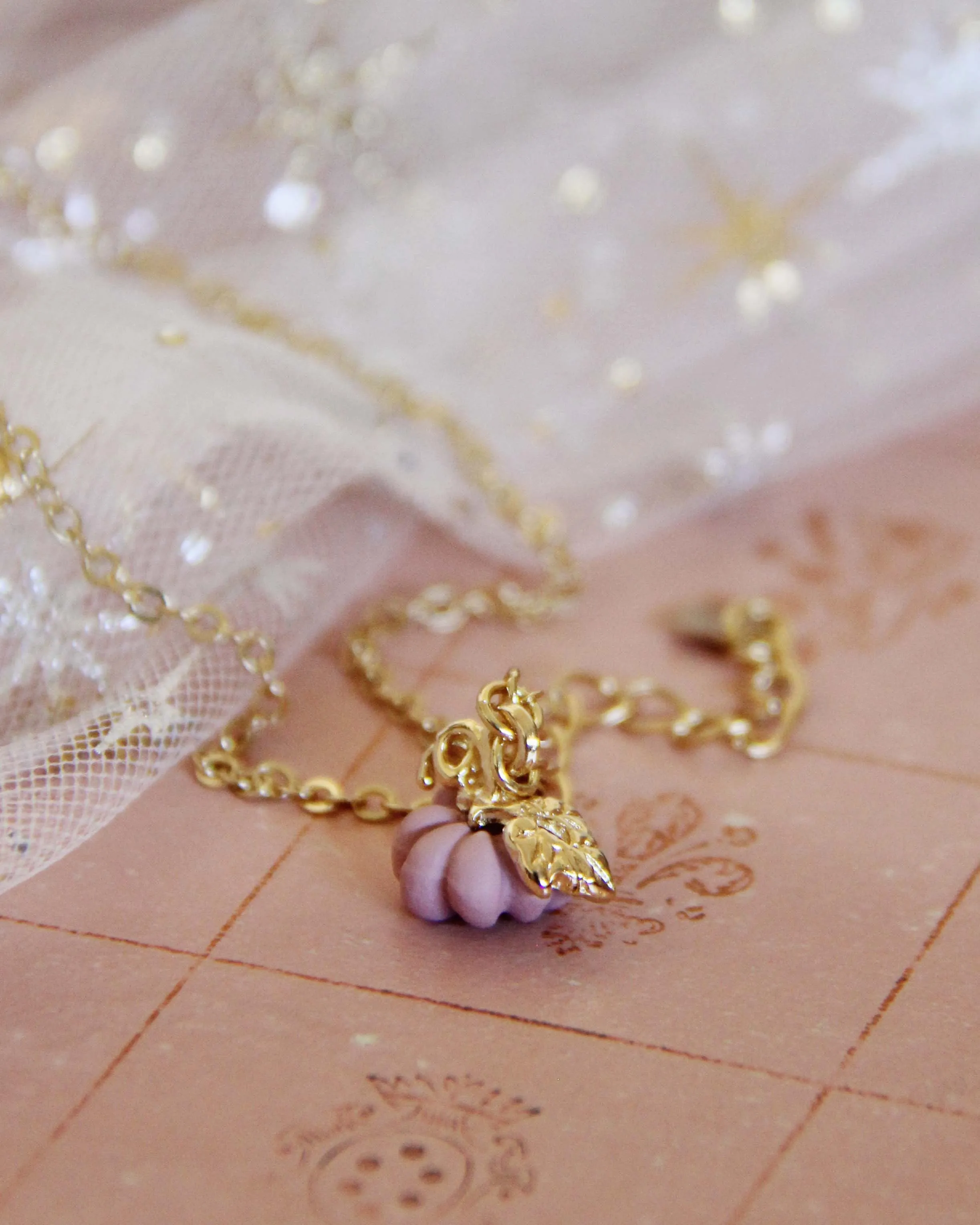 Cinderella Necklace in Pink