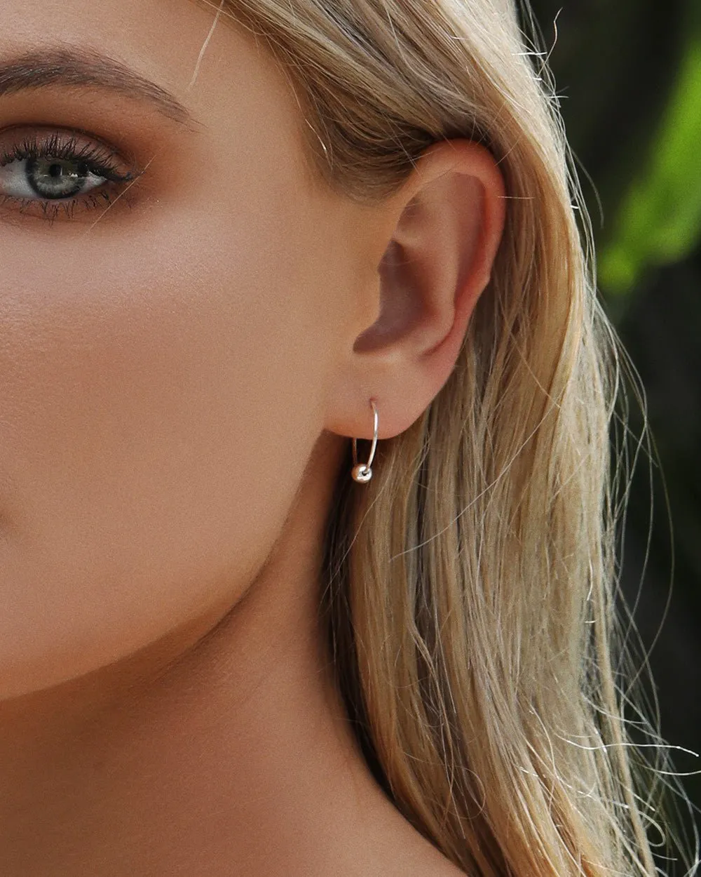Classic Hoop Earrings  - Sterling Silver