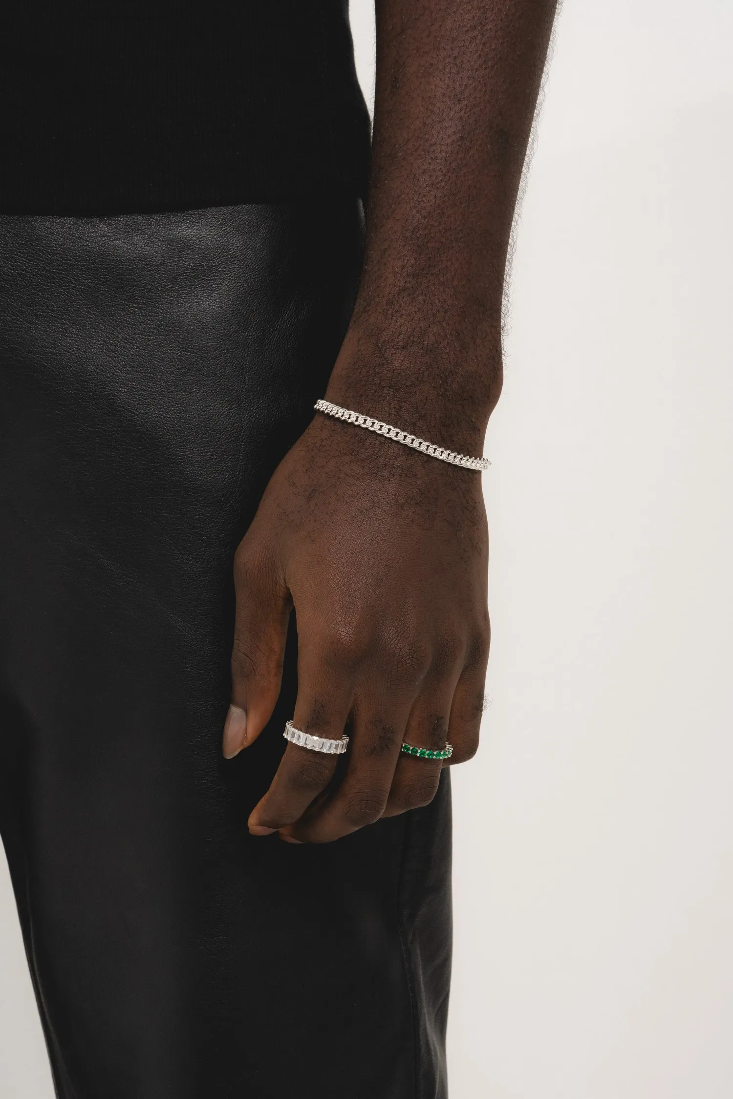 Curb Bracelet - Silver