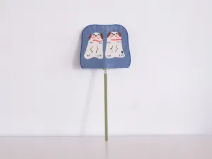 Dog Design Marugame Fan