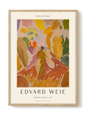 Edvard Weie - Faun og Nymfe