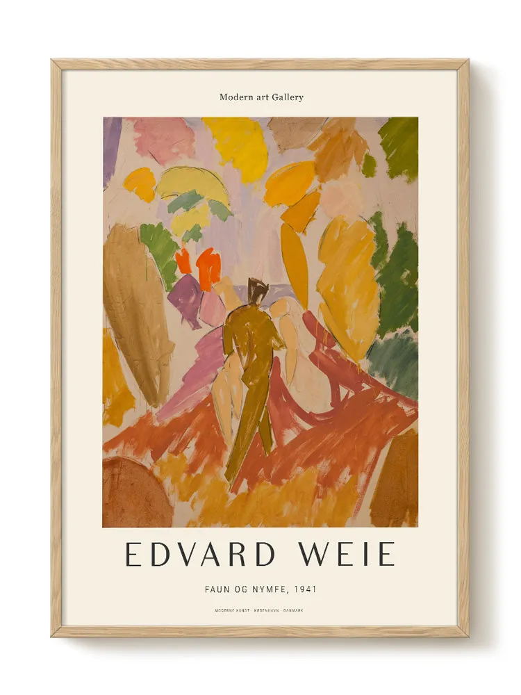 Edvard Weie - Faun og Nymfe