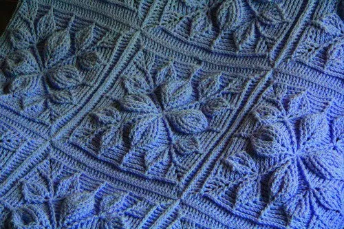 Embossed Leaves Blanket