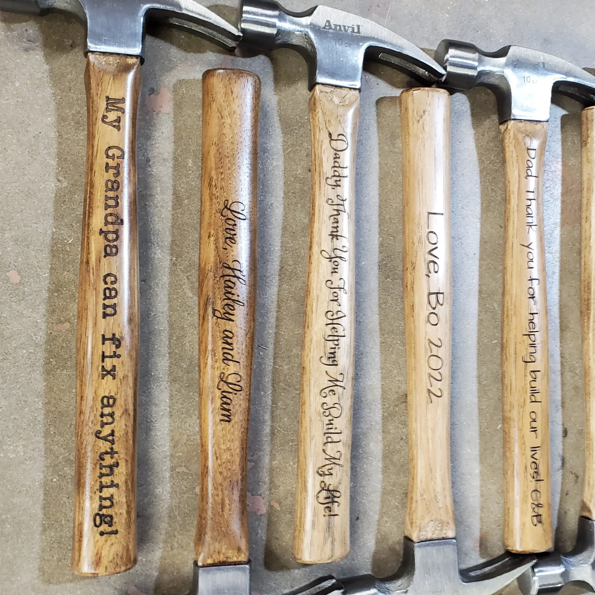 Engraved Hammer for Dad or Grandpa