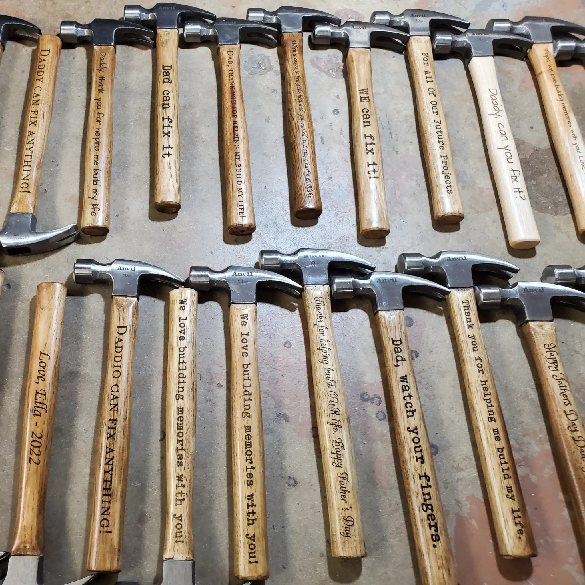 Engraved Hammer for Dad or Grandpa