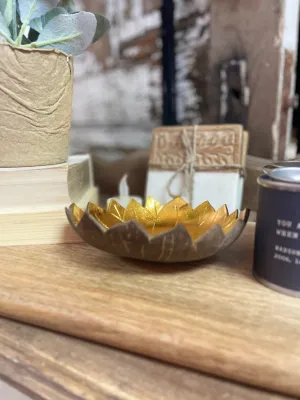 Gold Coconut Shell Bowl
