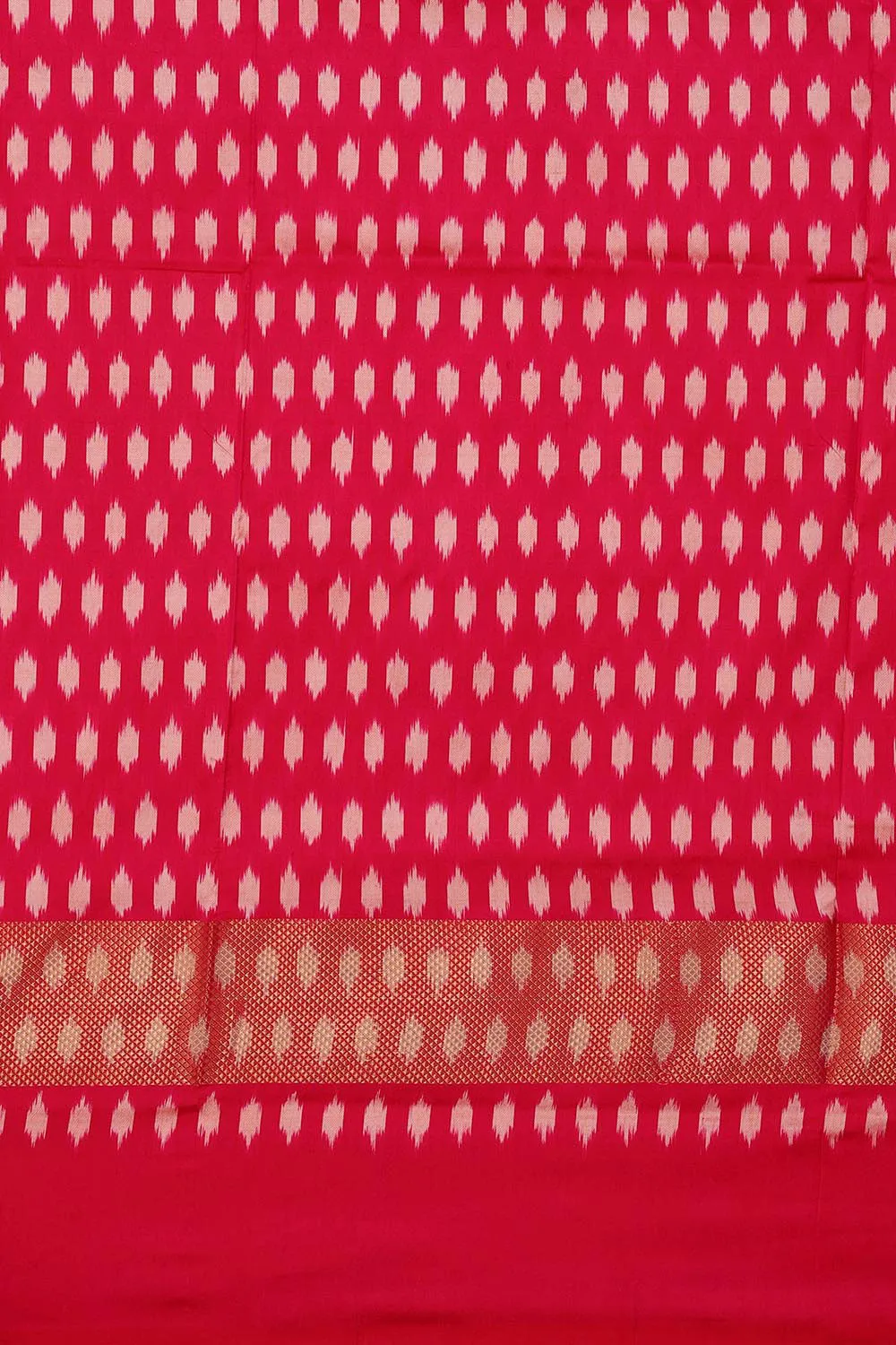 Ikat Silk Light Pink Saree
