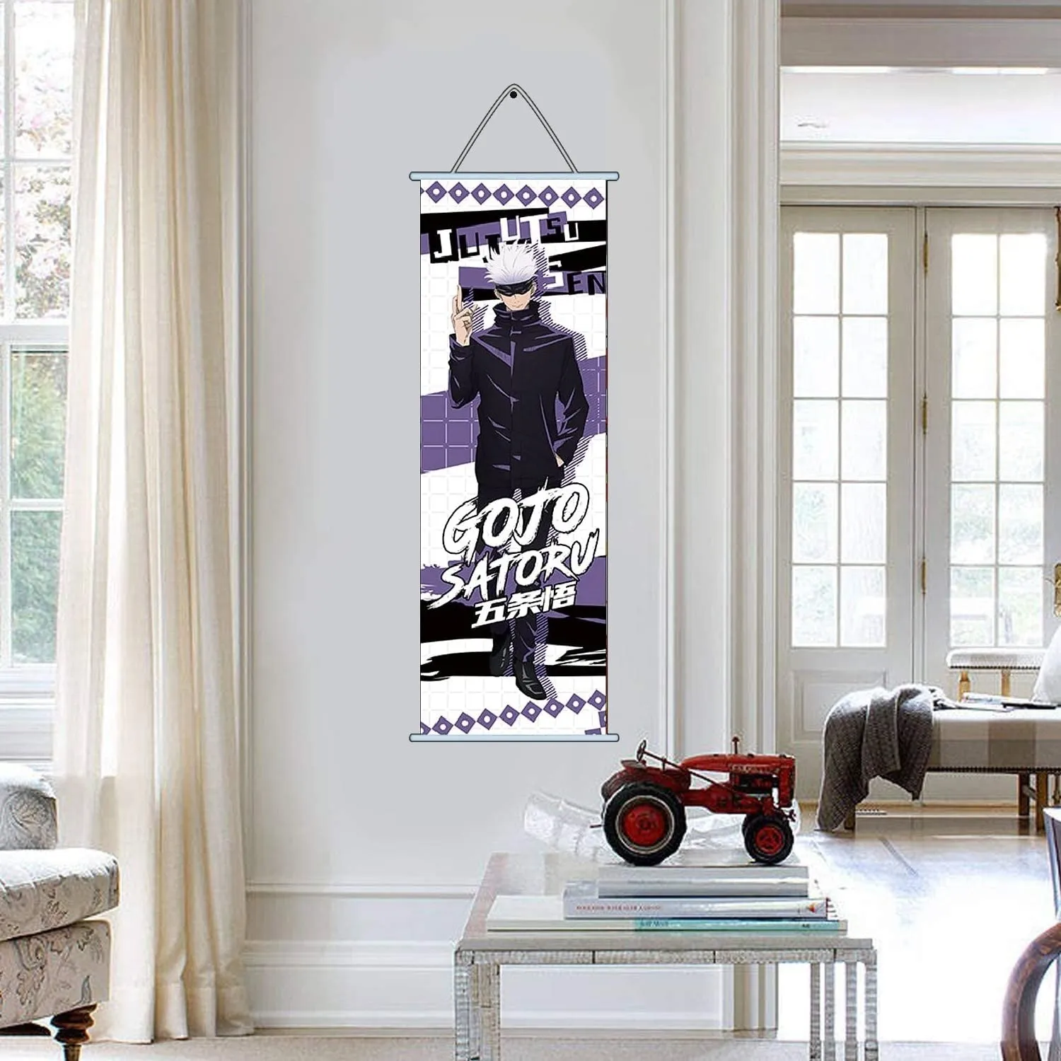 Jujutsu Kaisen Gojo Satoru Anime Poster Wall Scroll (70 x 25 Cms)