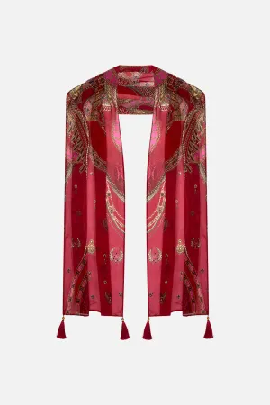 LONG SCARF KISSED BY A COBRA