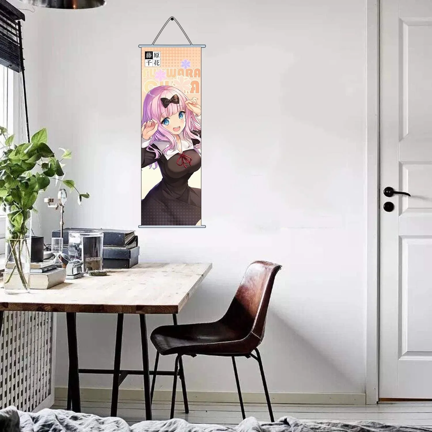 Love Is War Kaguya Fujiwara Anime Poster Wall Scroll | 70 x 25 Cms |