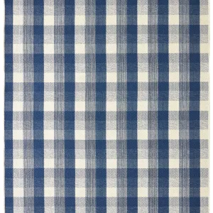 Maldon Flatweave, Hand-Made Carpet, Denim
