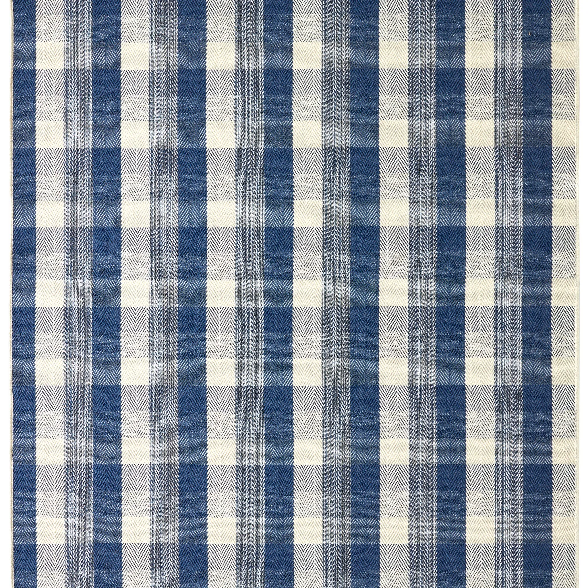 Maldon Flatweave, Hand-Made Carpet, Denim