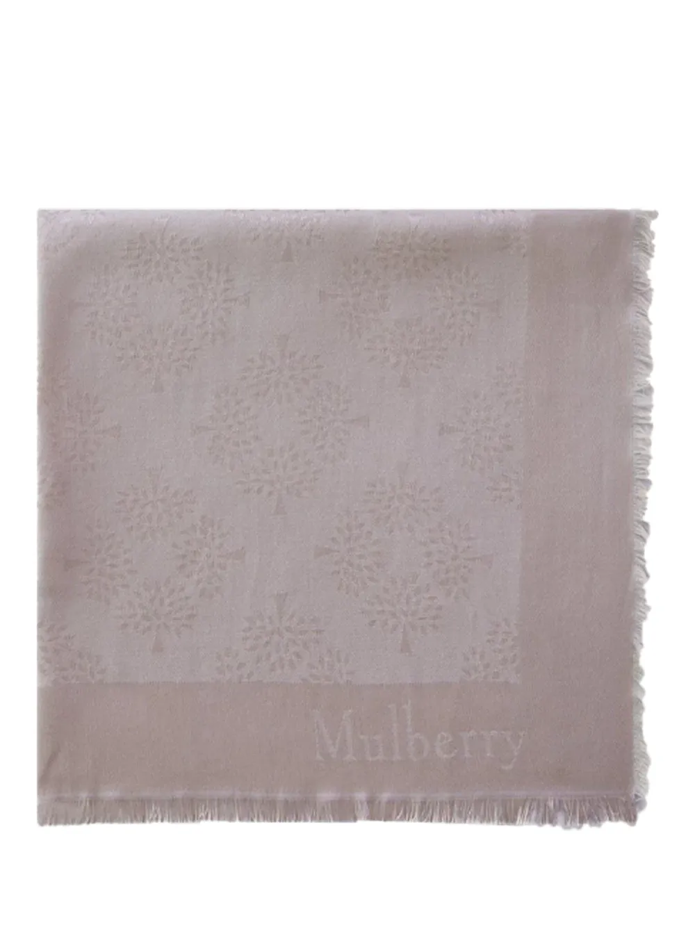 Mulberry Tree Square Rosewater Cotton Silk Blend