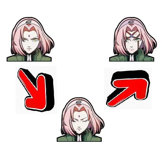 Naruto Sakura Haruno 3D Lenticular Motion Holographic | 139 x 130 mm|