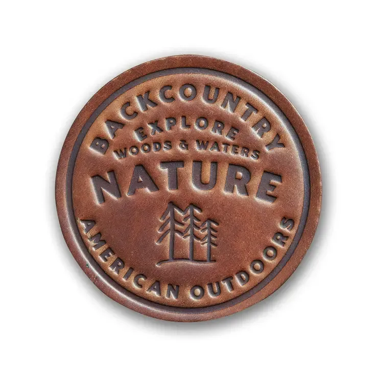 Nature Handmade Leather Coaster