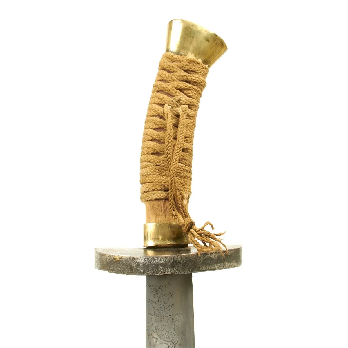 Original Boxer Rebellion Chinese Double Dao Broadswords with scabbard - Circa 1900