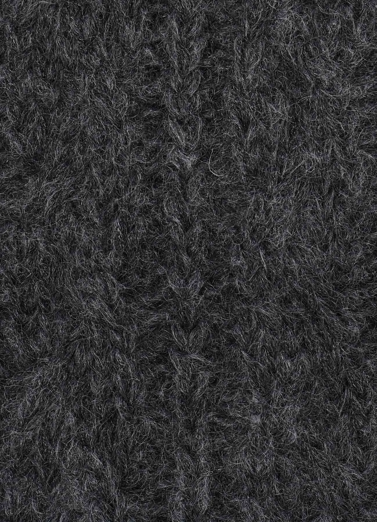 PATCHED KNITTED SCARF