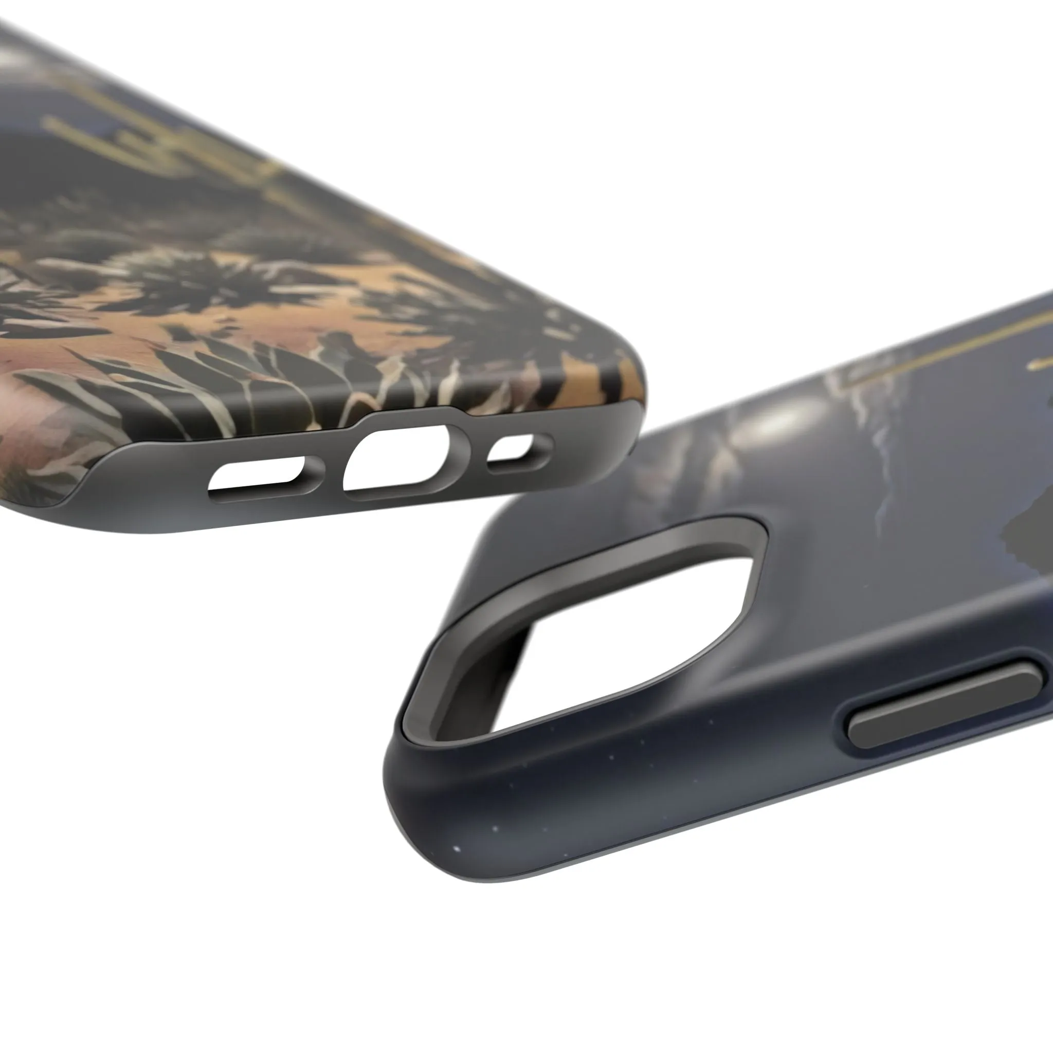 Phone Cases - Midnight Desert Scene Digital Painting