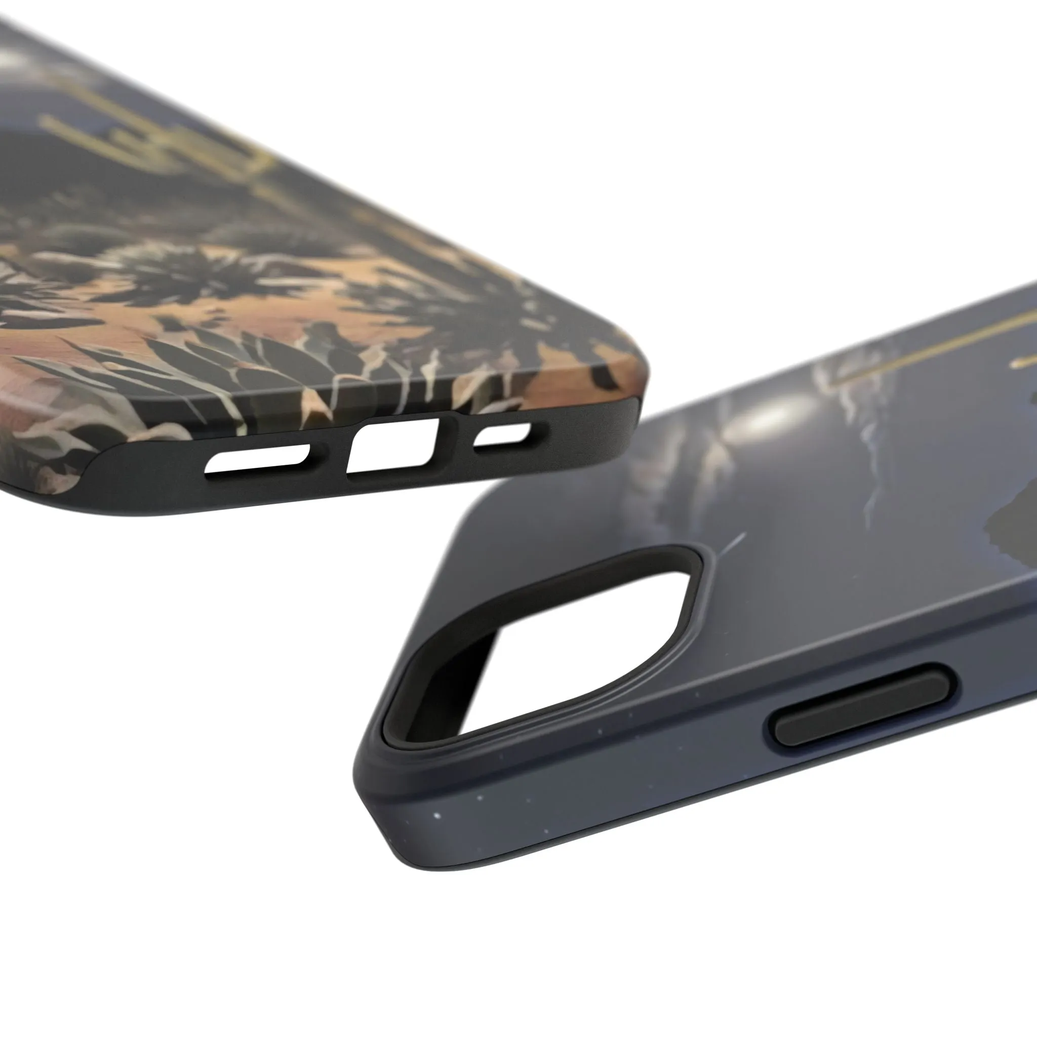 Phone Cases - Midnight Desert Scene Digital Painting