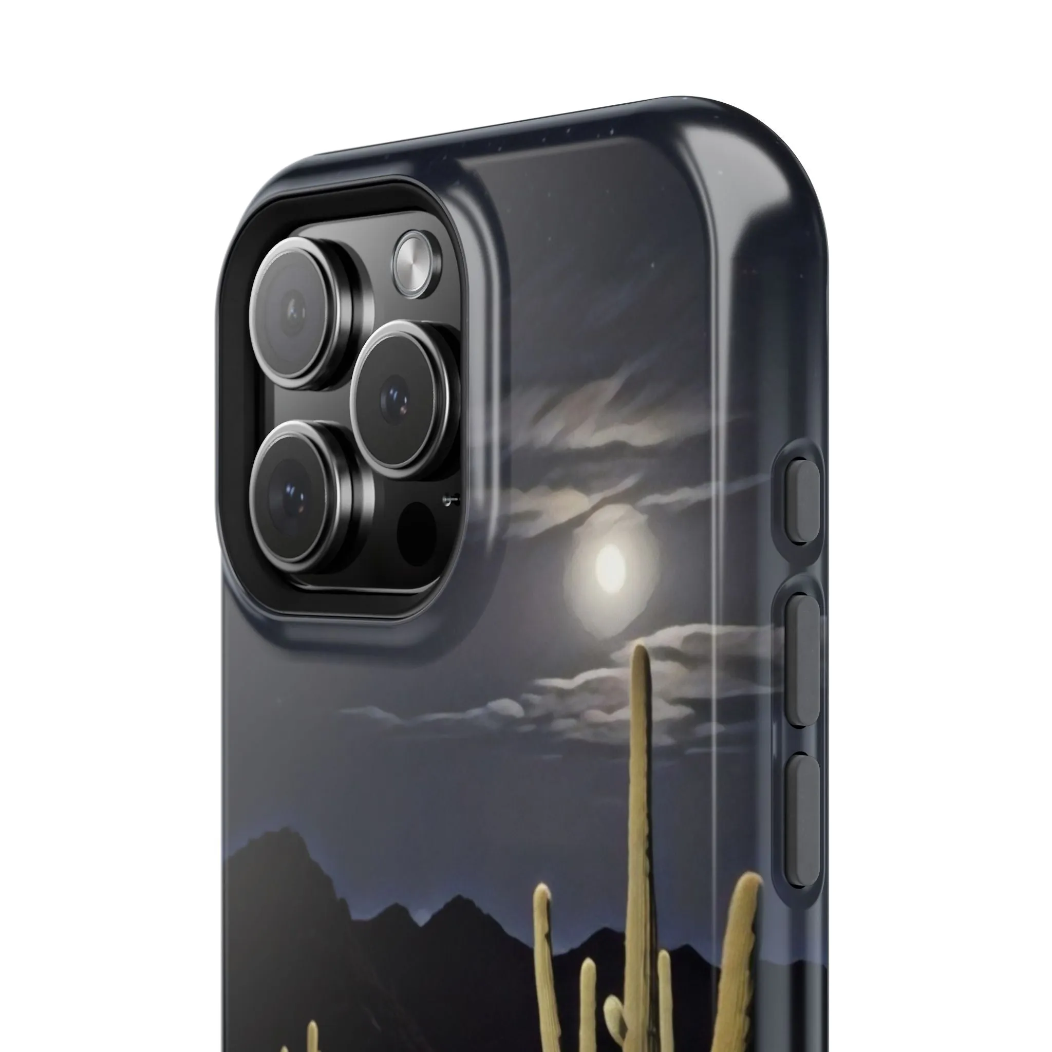 Phone Cases - Midnight Desert Scene Digital Painting