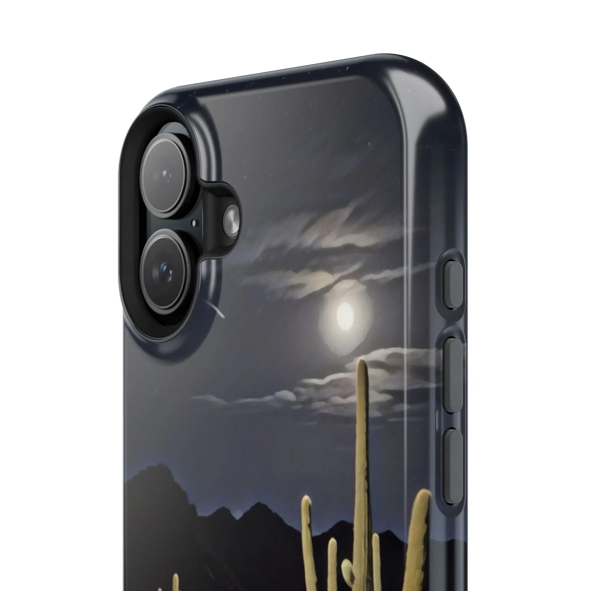 Phone Cases - Midnight Desert Scene Digital Painting