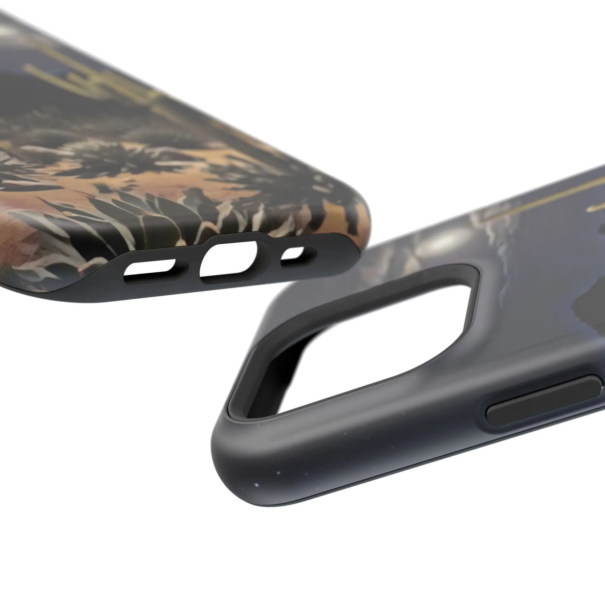 Phone Cases - Midnight Desert Scene Digital Painting