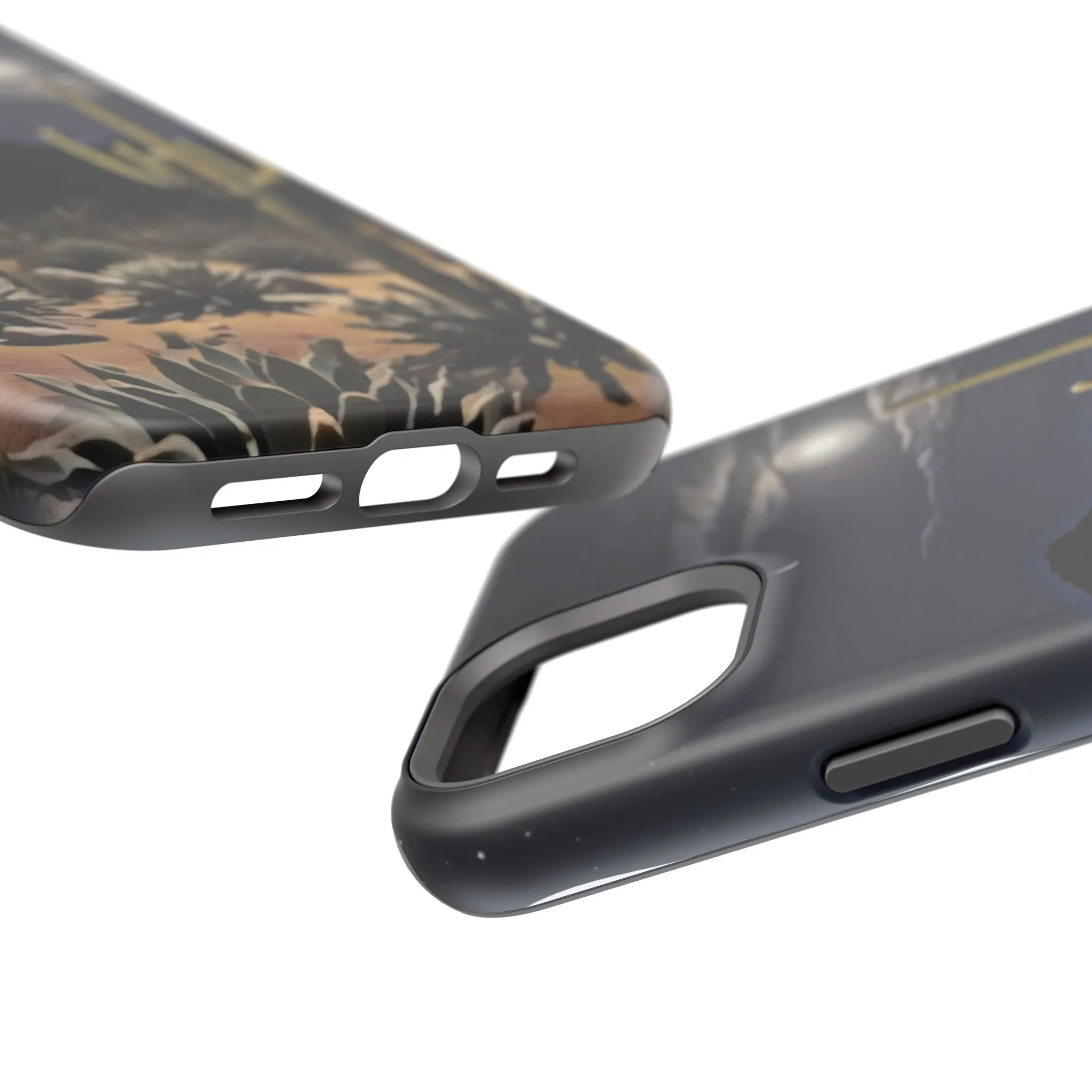 Phone Cases - Midnight Desert Scene Digital Painting