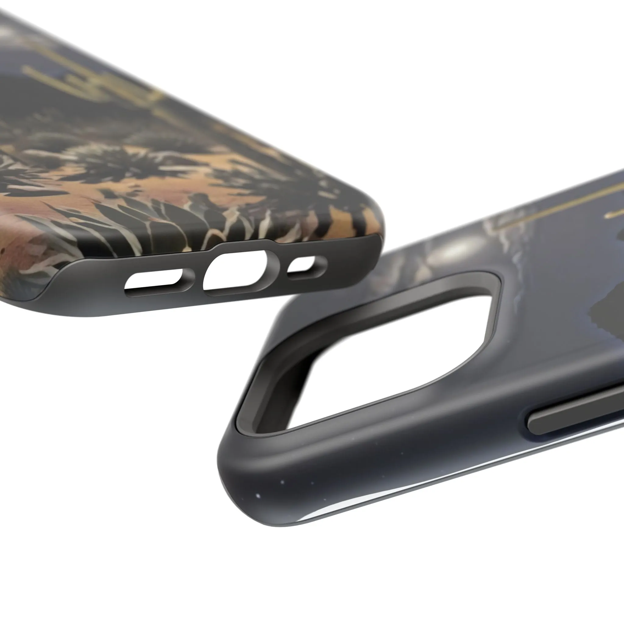 Phone Cases - Midnight Desert Scene Digital Painting
