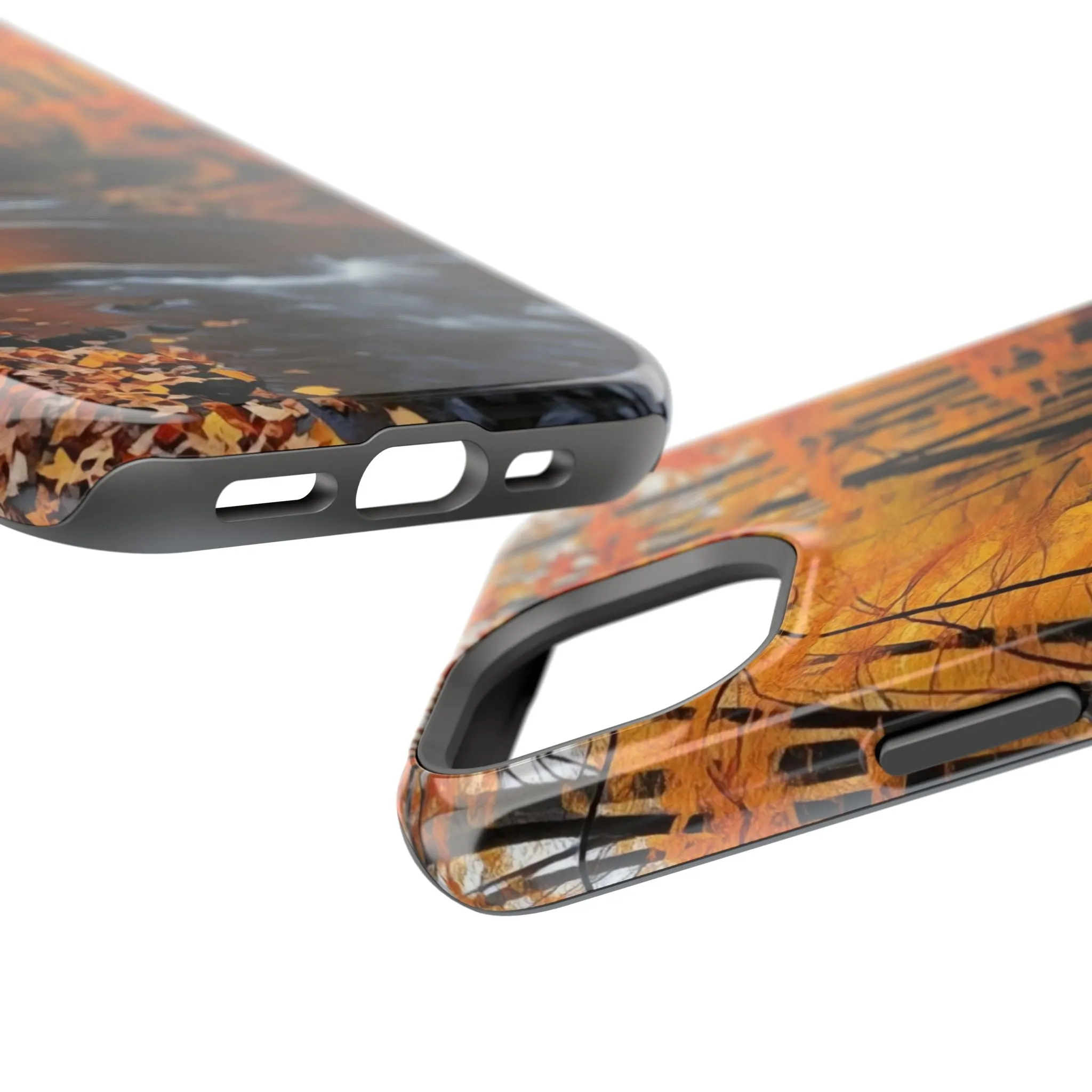 Phone Cases - Whispers of Autumn's Flow by Chaia Malana