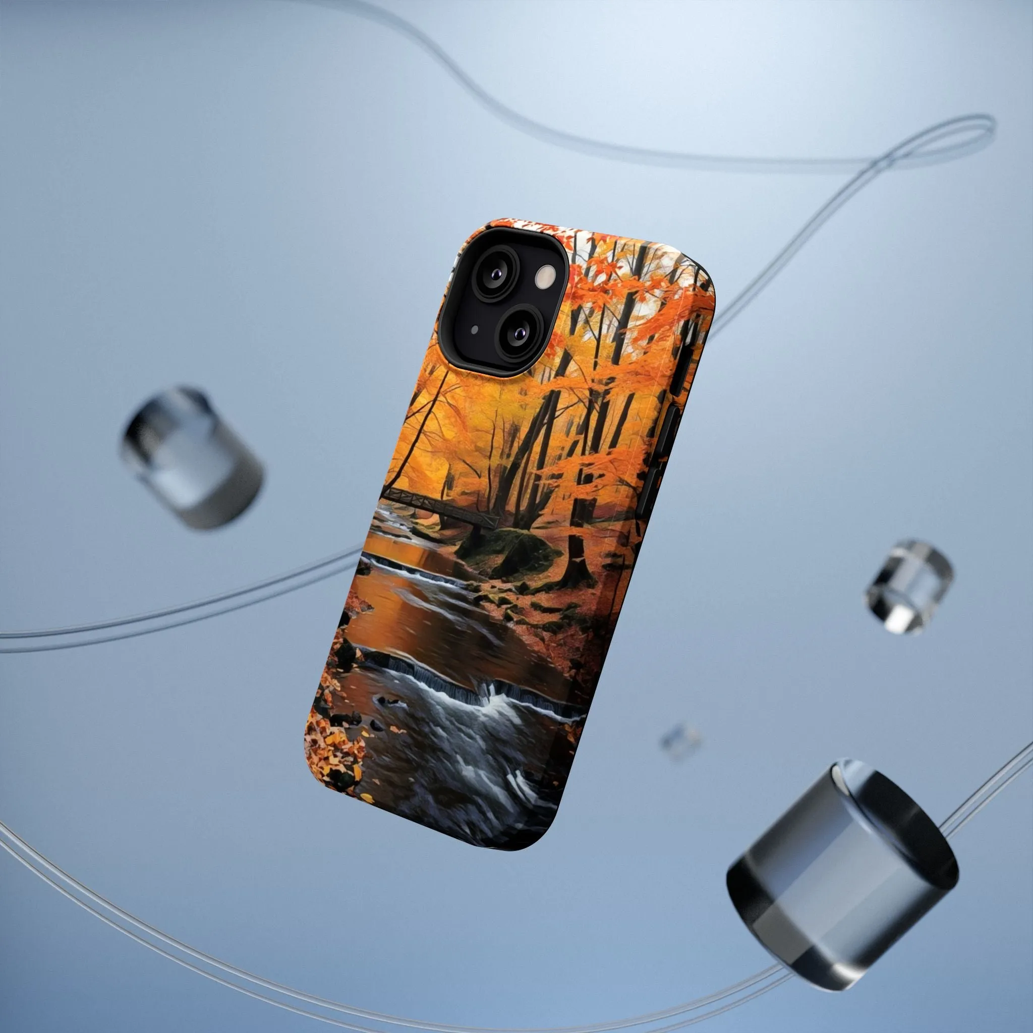 Phone Cases - Whispers of Autumn's Flow by Chaia Malana
