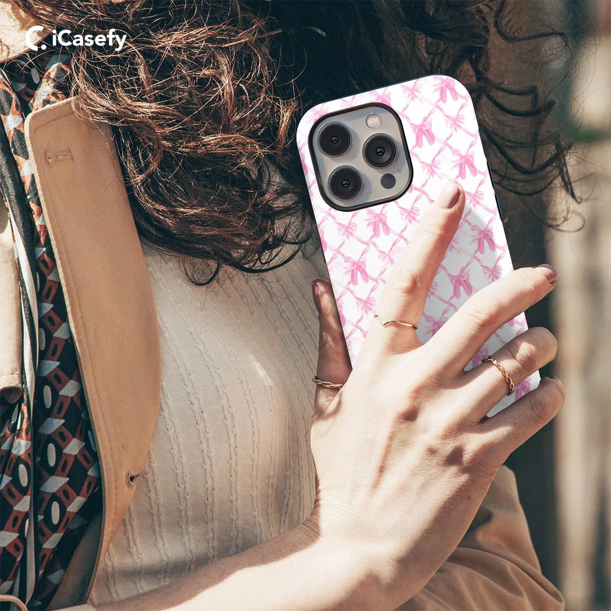 Pink Coquette Bow Phone Case iPhone Samsung Pixel & More
