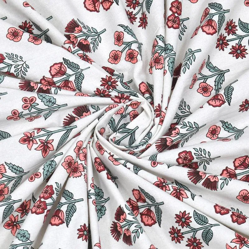 Shirley Floral Bedsheet - Pink